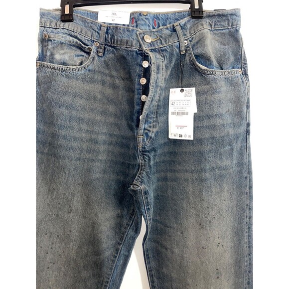 Zara Women's Gray Flare & Wide Leg Jeans - Picture 3 of 9